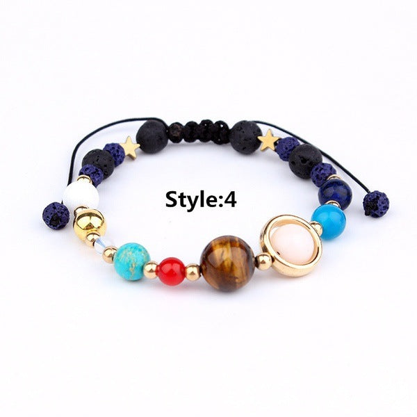 Wholesale Eight Planets Resin Bracelets